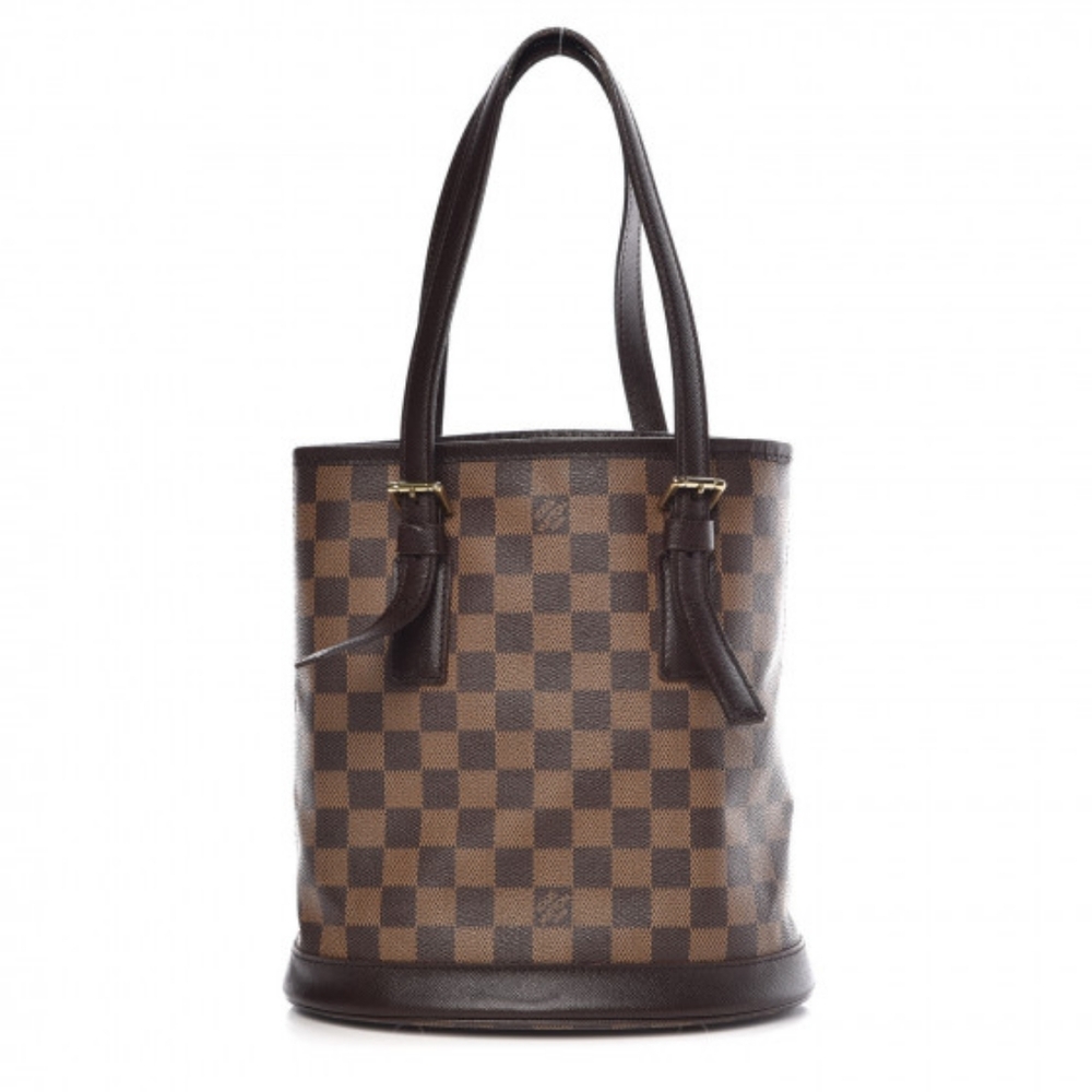 LOUIS VUITTON Damier Ebene Marais Bucket 23 - Picture 9 of 16